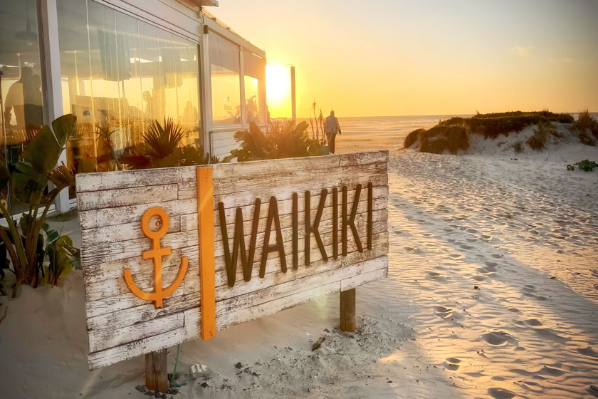 Winterflucht Andalusien an der Waikiki Bar in Tarifa