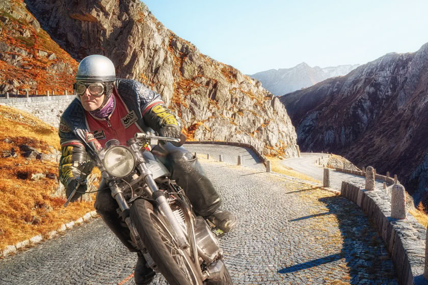 Biker bei der Roadcaptain.one AlpenChallenge